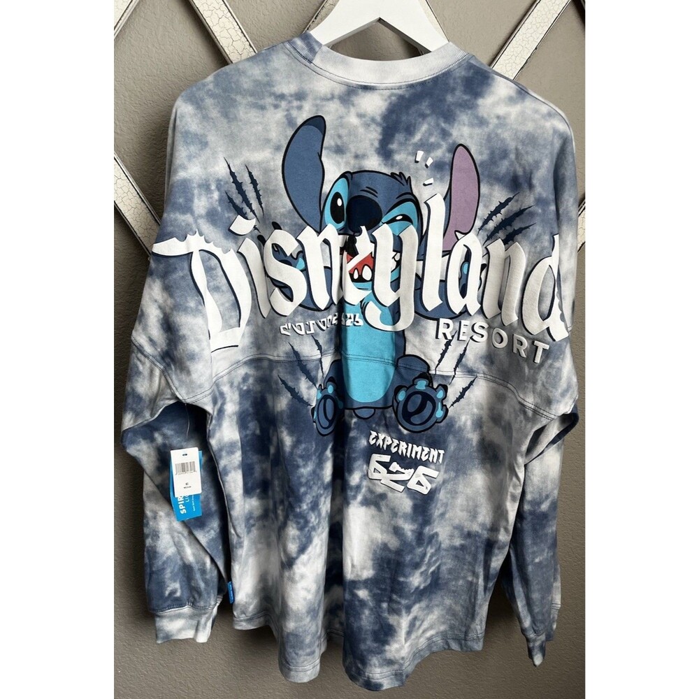 NWT! Disney Disneyland Resort Stitch Experiment 626 size M Tie Dye Spirit Jersey